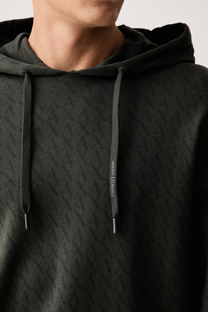 Кофта для мужчин из хлопка Armani Exchange XM001225.AF11847 зелёный