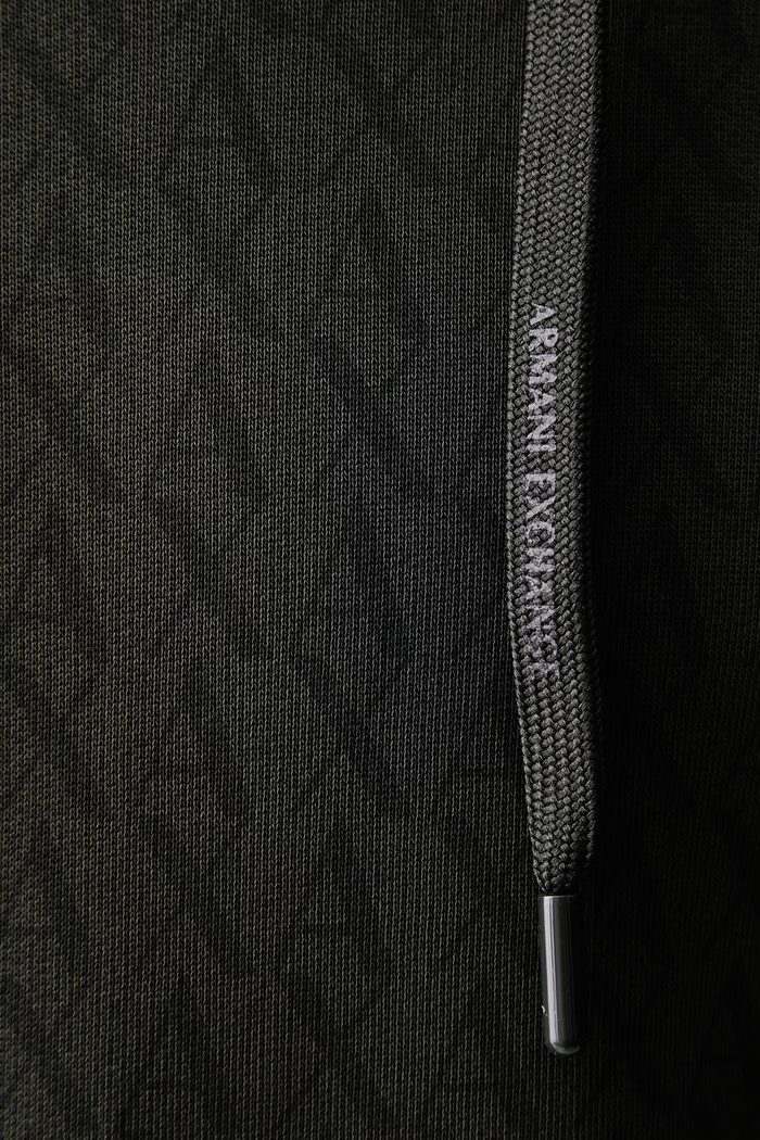 Кофта для мужчин из хлопка Armani Exchange зелёный XM001225.AF11847