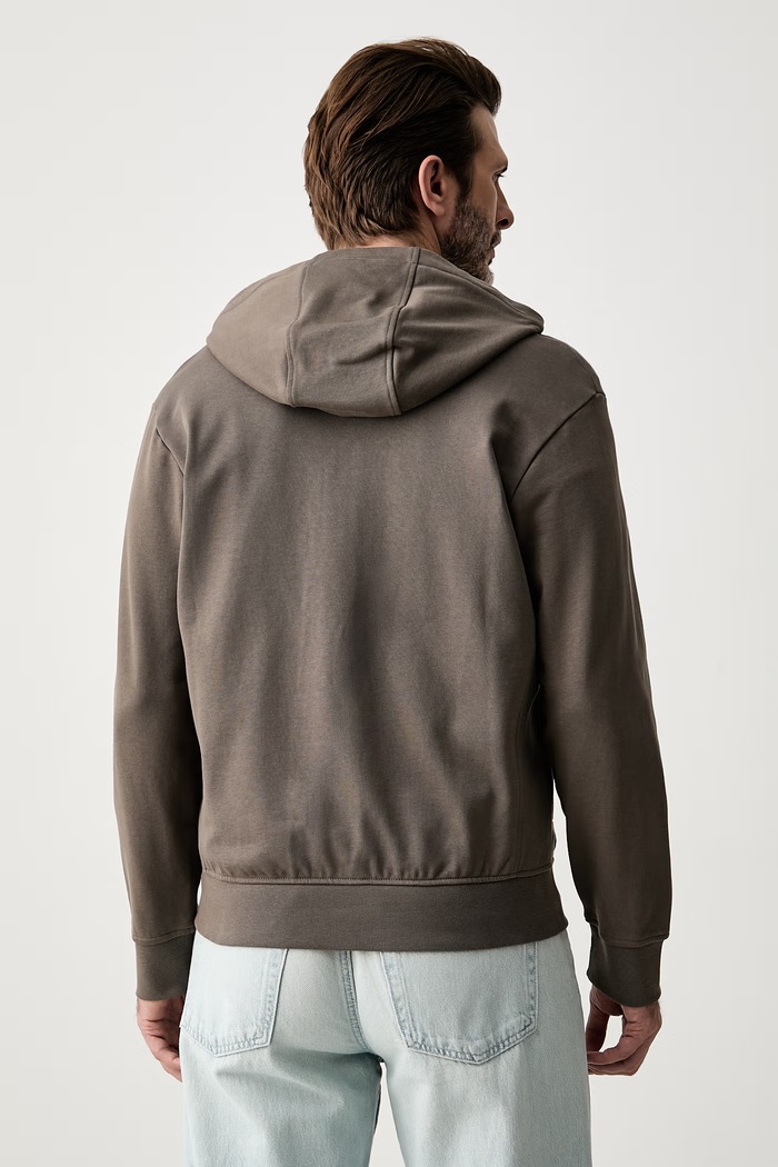 Odzież Armani Exchange bluza rozpinana z kapturem męska bawełniana XM001293.AF20934 brązowy