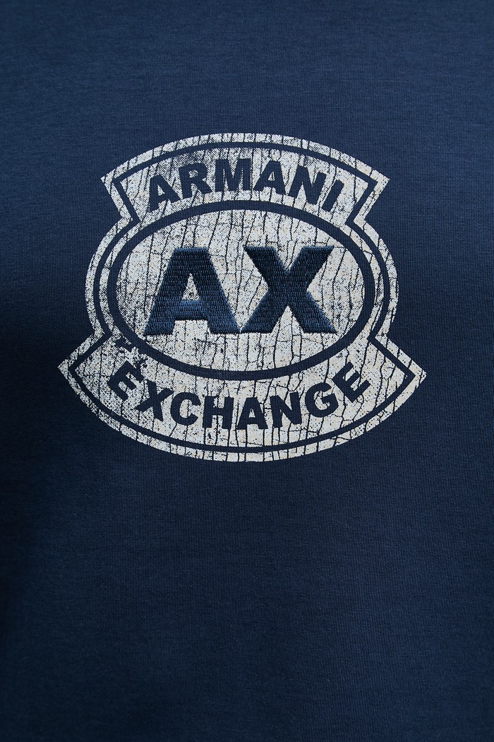 Armani Exchange dukserica sa kapuljačom za muškarce XM002332.AF10818 mornarsko plava