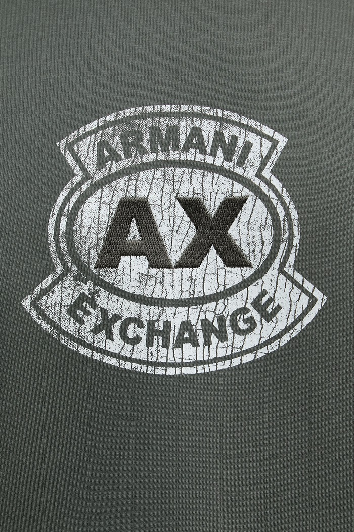 Armani Exchange bluza z kapturem męska XM002332.AF10818 zielony