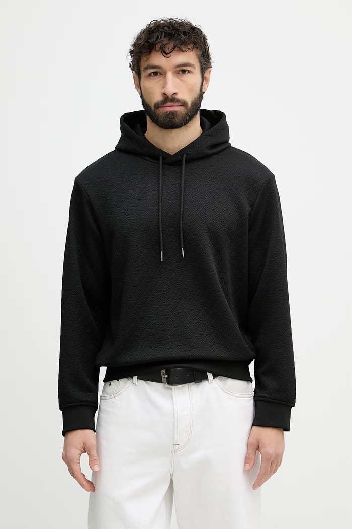 Armani Exchange pánska mikina s kapucňou čierna XM002344.AF21862