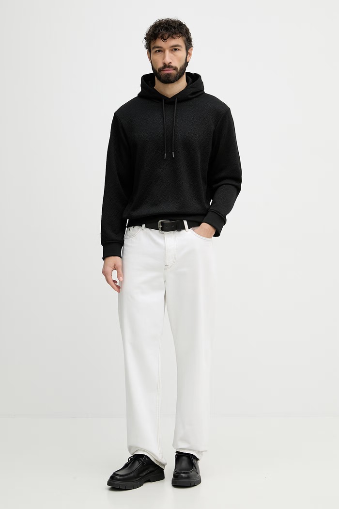 Armani Exchange pánska mikina s kapucňou XM002344.AF21862 čierna SS26