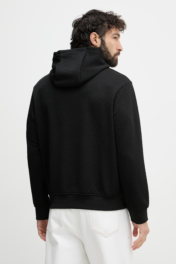 Oblečenie Armani Exchange pánska mikina s kapucňou XM002344.AF21862 čierna