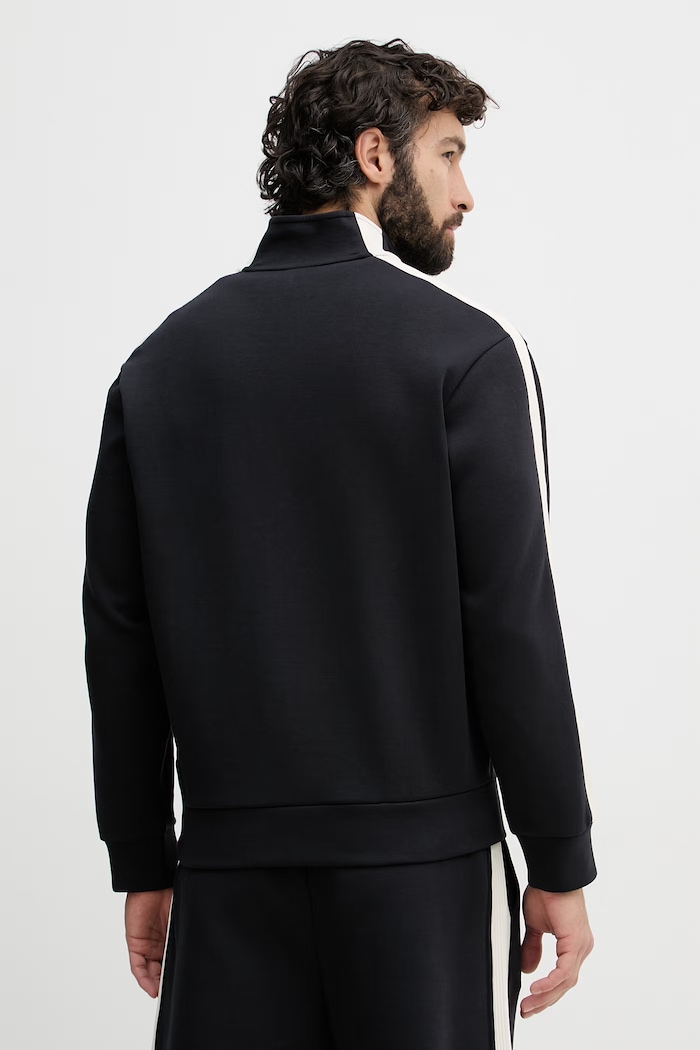 Îmbrăcăminte Armani Exchange hanorac cu fermoar pentru bărbați, cu bumbac XM002367.AF13047 bleumarin