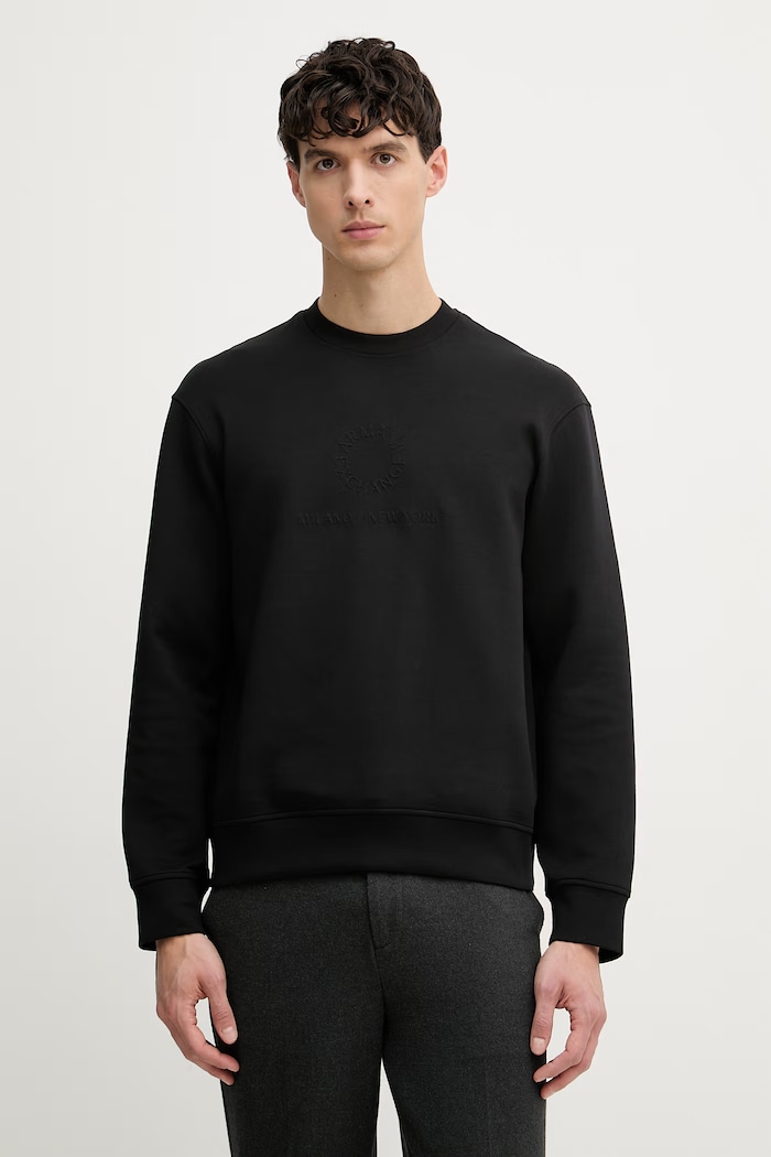 Armani Exchange dukserica za muškarce crna XM002445.AF13047