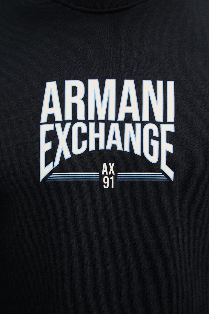 Armani Exchange pánska mikina s bavlnou XM002446.AF22124 čierna