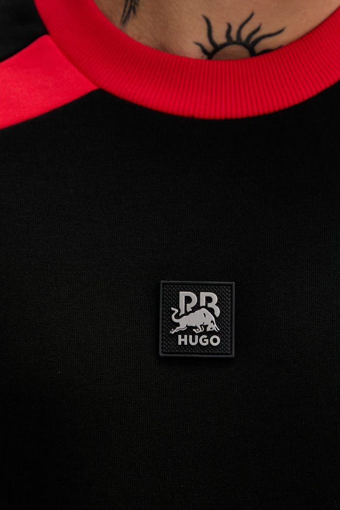 HUGO кофта чоловіча бавовняна Davalio_RB 50559679 чорний