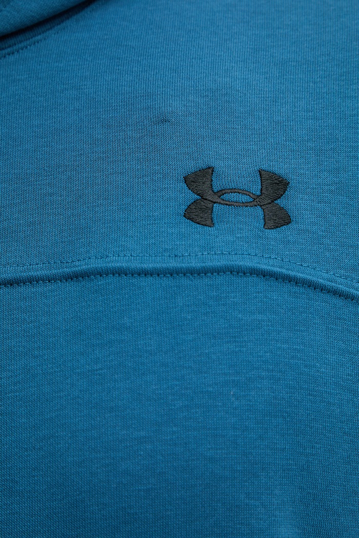 Under Armour mikina s kapucňou pánska bavlnená Rival LW Hoodie 6012335 modrá