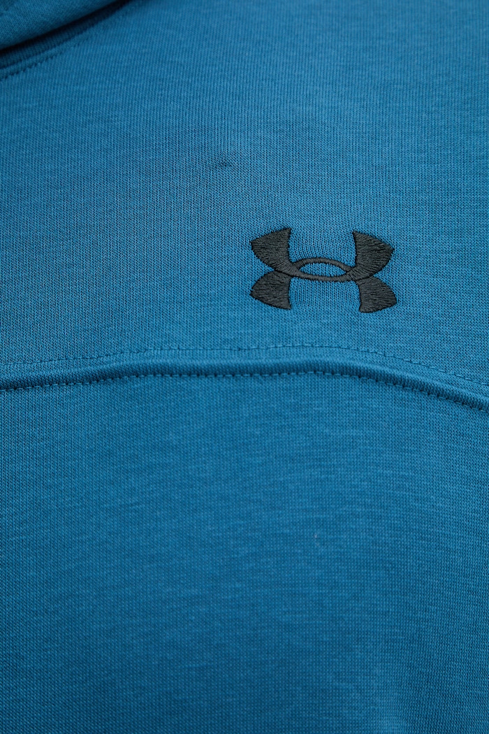 Under Armour mikina s kapucňou pánska bavlnená Rival LW Hoodie 6012335 modrá