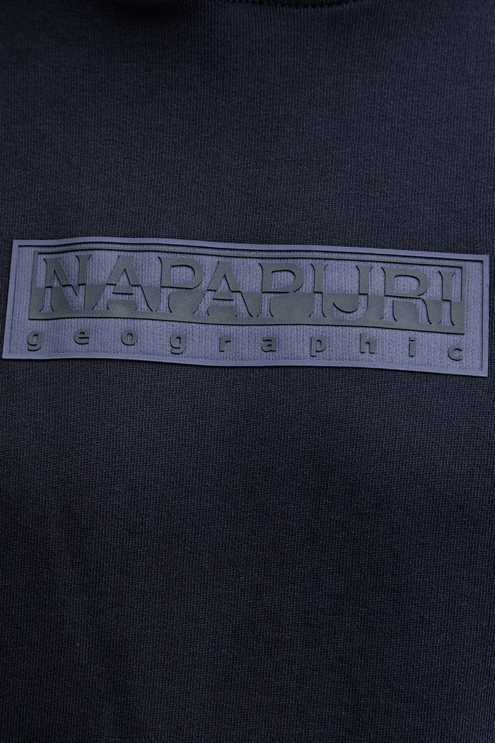 Napapijri hanorac cu glugă pentru bărbați, din bumbac B-BOX LOGO NP0A4I7V1761 bleumarin