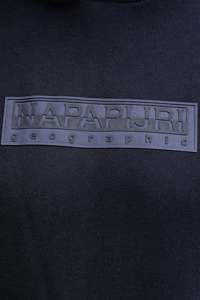 Napapijri hanorac cu glugă pentru bărbați, din bumbac B-BOX LOGO NP0A4I7V1761 bleumarin