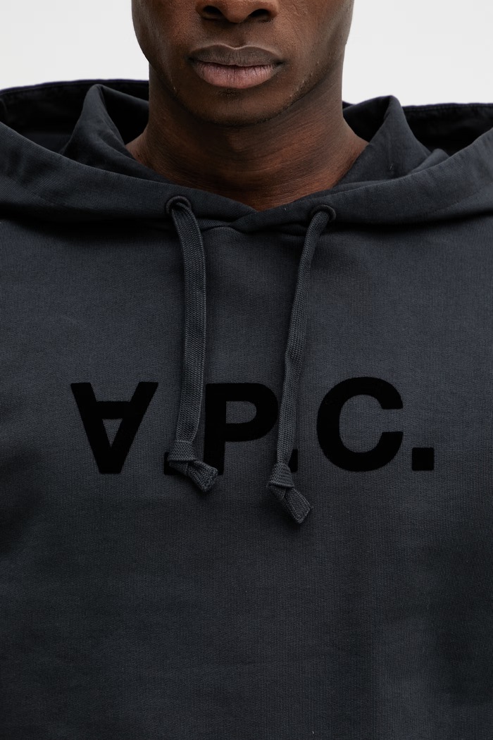 Бавовняна кофта A.P.C. Standard Grand Vpc чорний COHMC.M27908