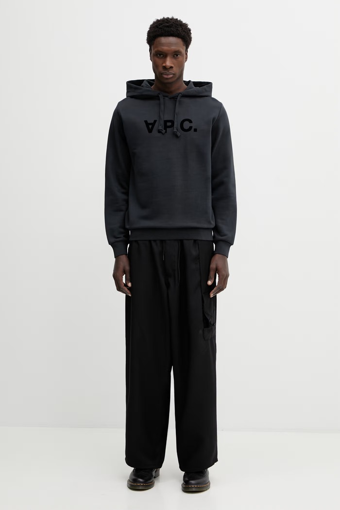 Бавовняна кофта A.P.C. Standard Grand Vpc COHMC.M27908 чорний