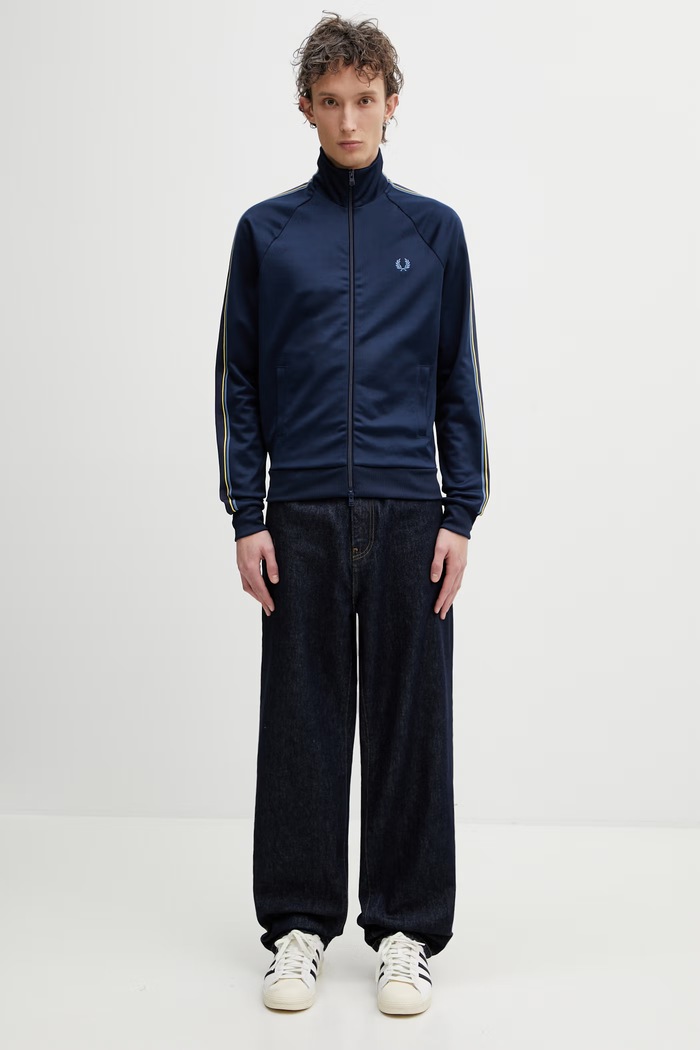 Fred Perry moška jopica J2309 mornarsko modra