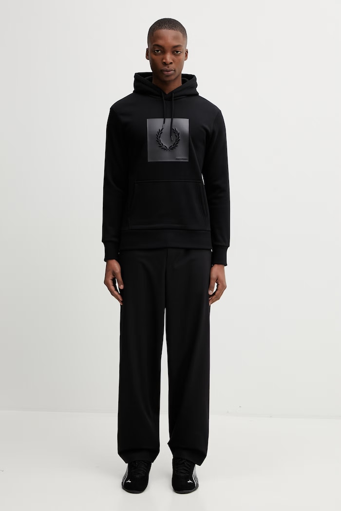 Pulover Fred Perry M2424 črna