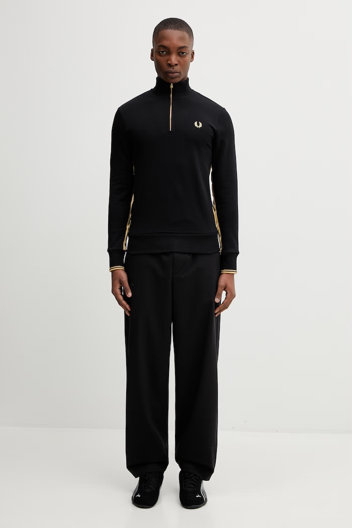 Fred Perry кофта бавовняна чоловіча M2444 чорний