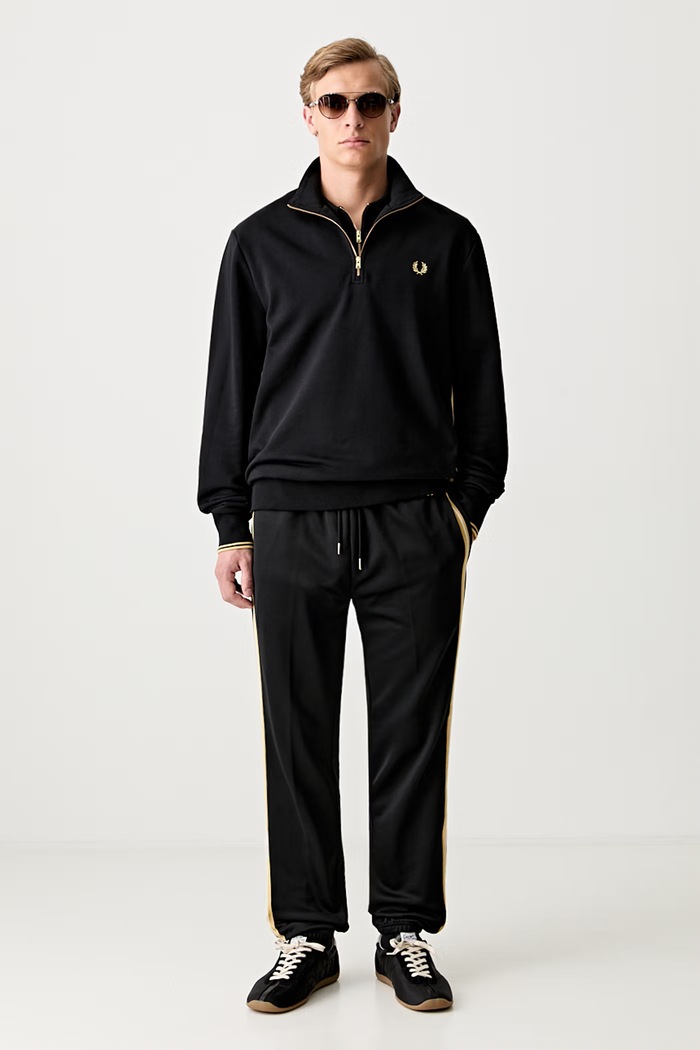 Fred Perry кофта из хлопка для мужчин M2444