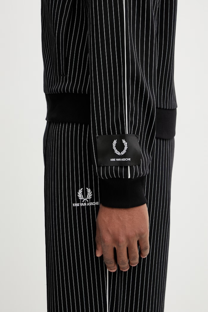 Fred Perry x Kris Van Assche bunda s bavlnou pánská SJ2100 černá