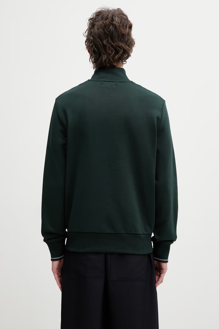 Oblačila Fred Perry pulover moški bombažen M3574.85A zelena