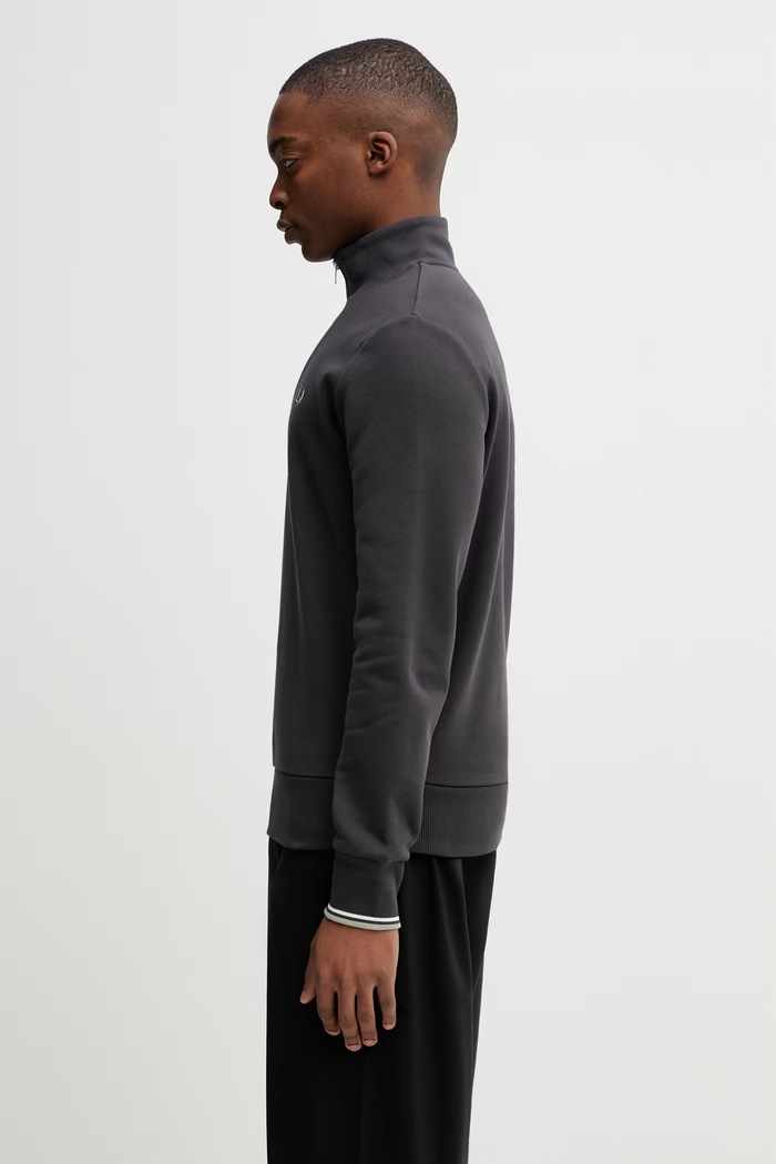 Bombažen pulover Fred Perry M3574.87A siva SS26