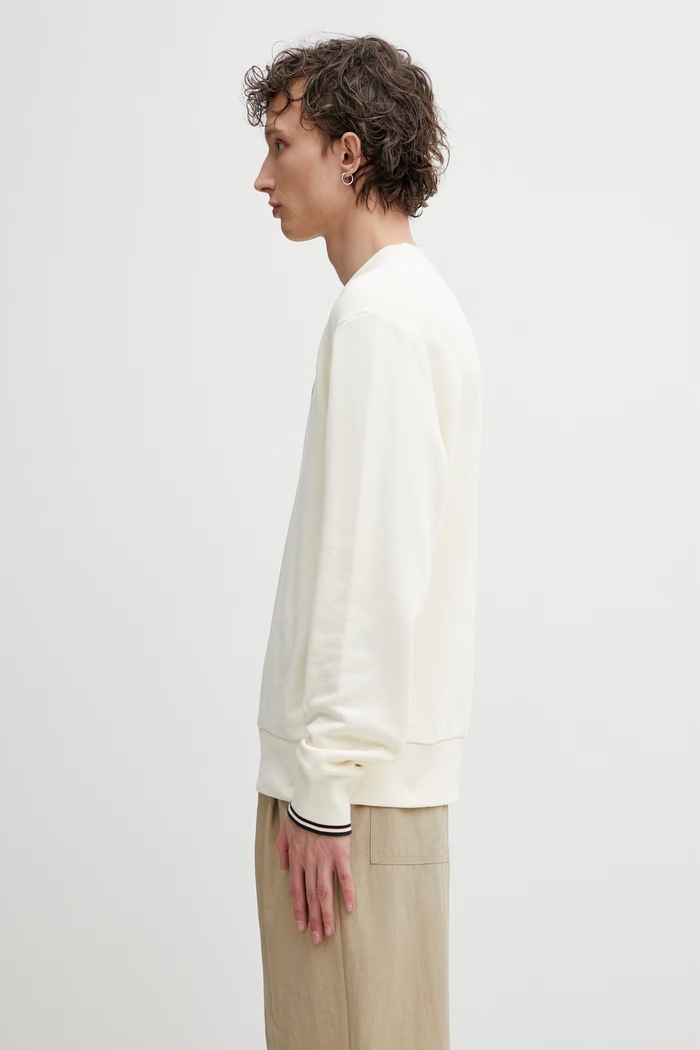 Fred Perry pulover moški bombažen M7535.84A bež SS26