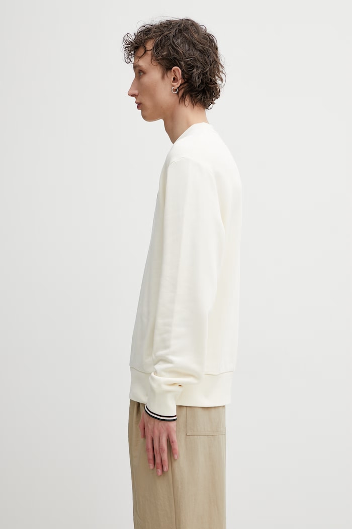 Fred Perry pulover moški bombažen M7535.84A bež SS26