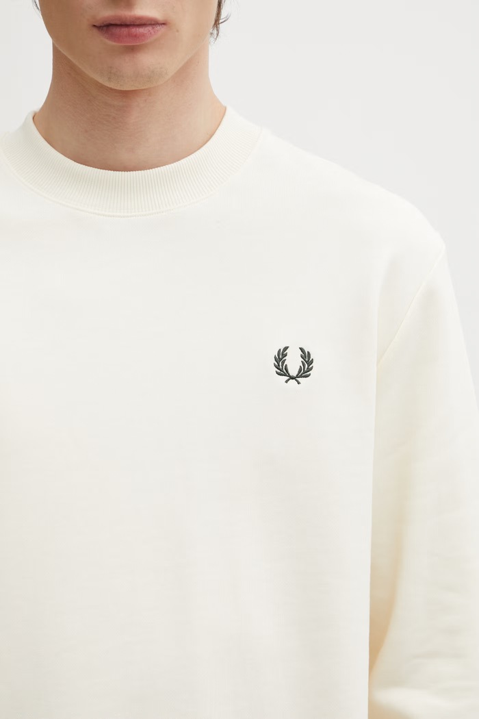 Fred Perry pulover moški bombažen bež M7535.84A