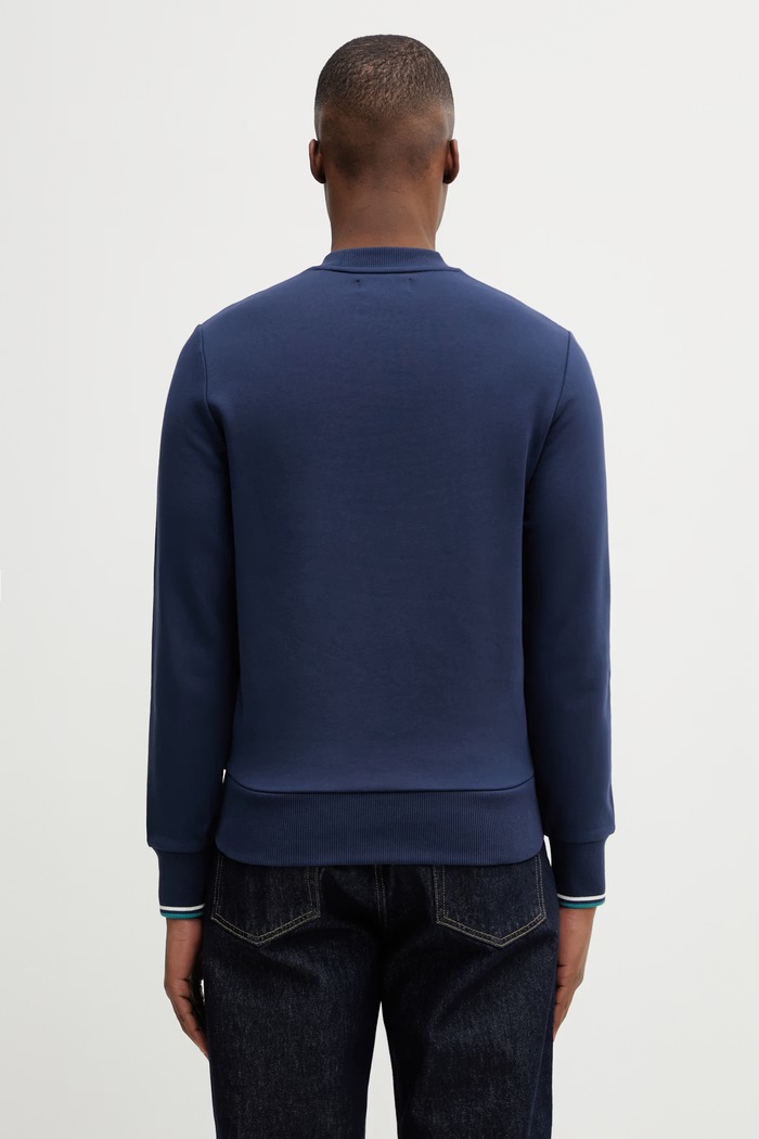 Oblačila Pulover Fred Perry M7535.86A mornarsko modra