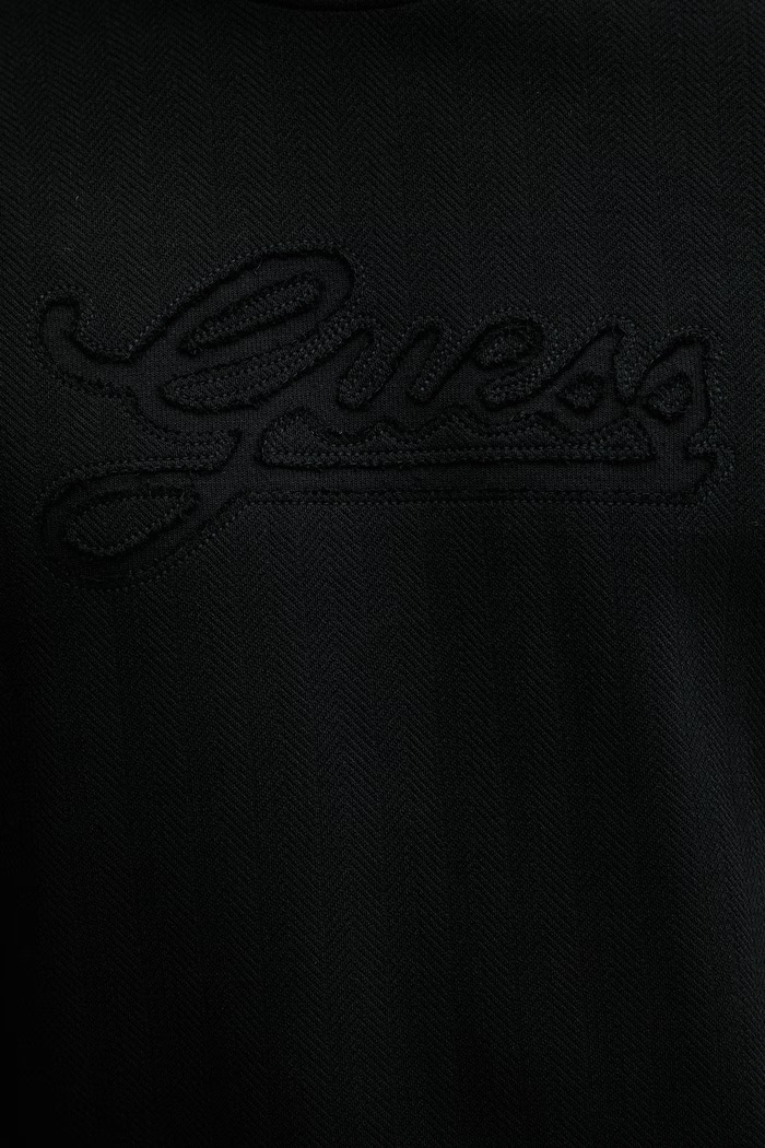 Guess hanorac pentru bărbați, din bumbac M6GQ12.K3014 negru