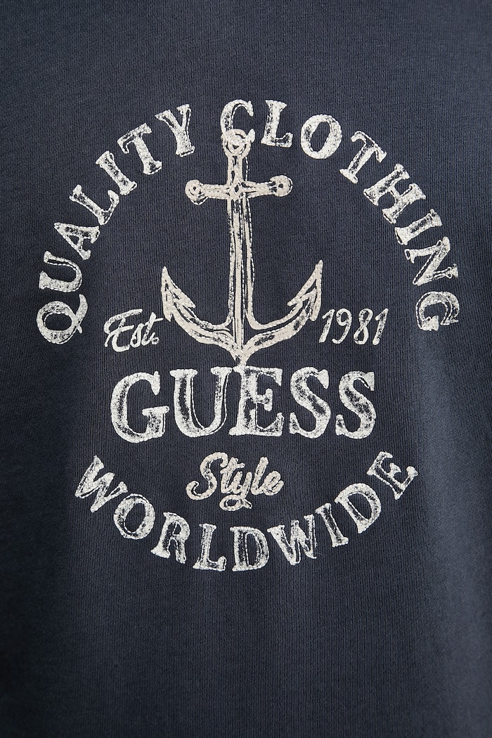 Guess felpa da uomo in cotone M6GQ23.K3464 blu navy