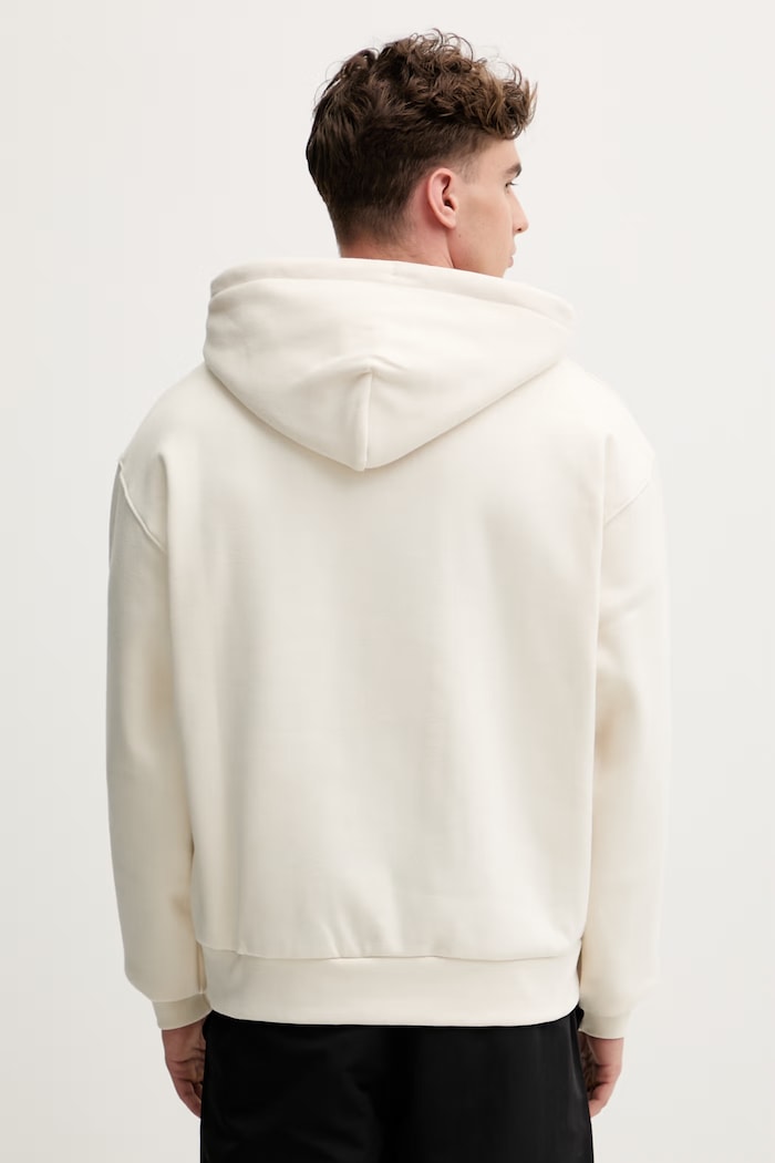 Дрехи The North Face суичър с качулка мъжки Redbox NF0A8EFZQLI1 бежов