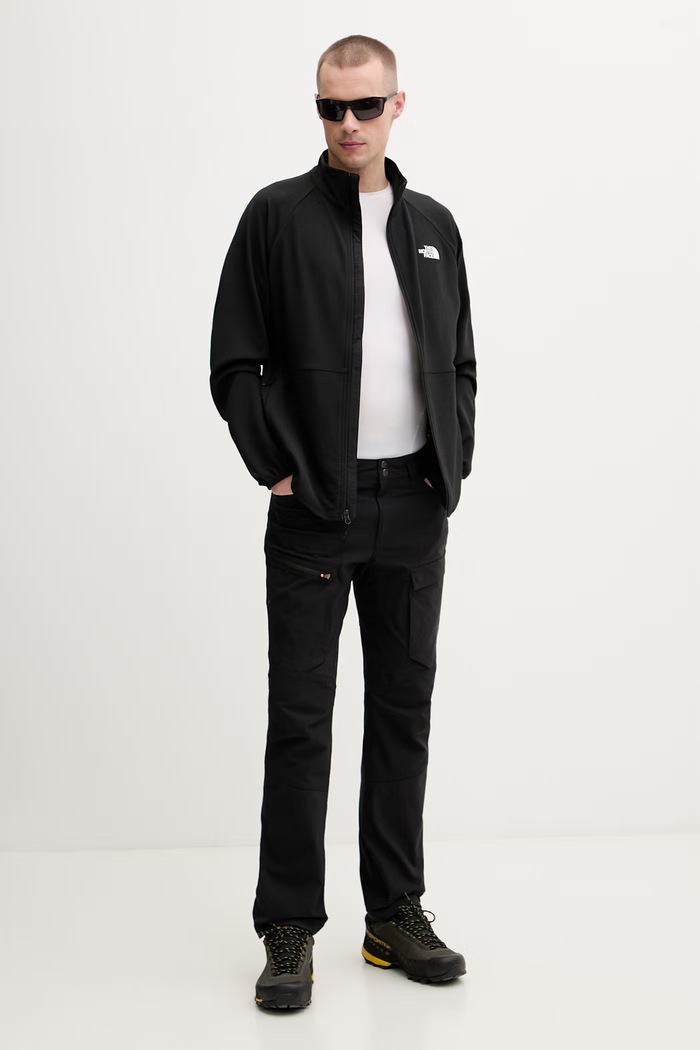 The North Face hanorac cu fermoar pentru bărbați KECHA NF0A8G0WJK31 negru SS26