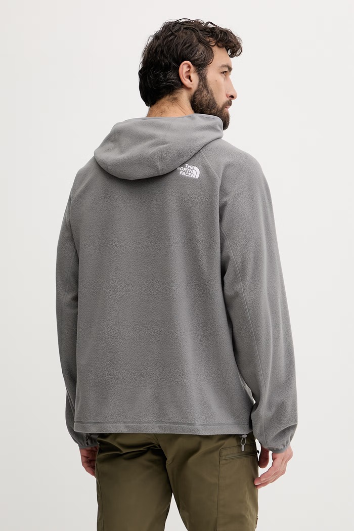 Oblečenie The North Face pánska flísová športová mikina OXARA NF0A8G0X0UZ1 sivá