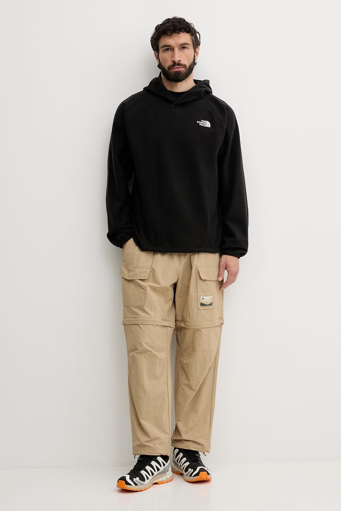 The North Face bluza z kapturem męska polarowa OXARA NF0A8G0XJK31 czarny SS26