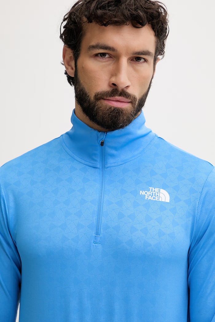 The North Face bluza treningowa męska PENTADOME EMBOSSED niebieski NF0A8G88H0F1