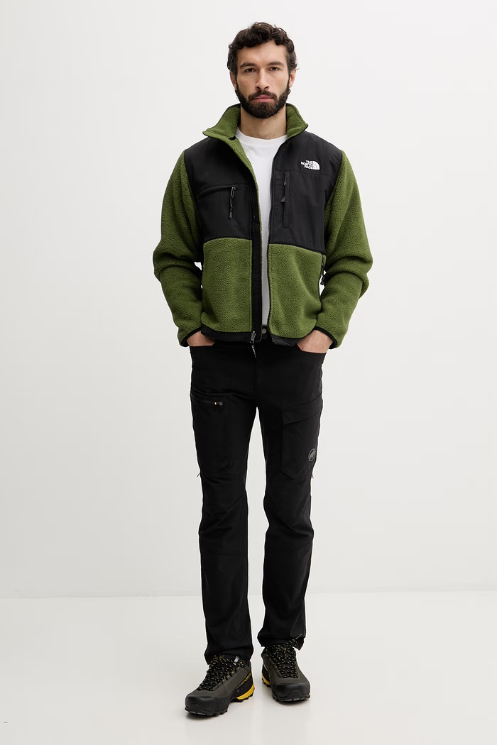 The North Face суичър с цип мъжки Retro Denali NF0A88XHDIW1 зелен SS26