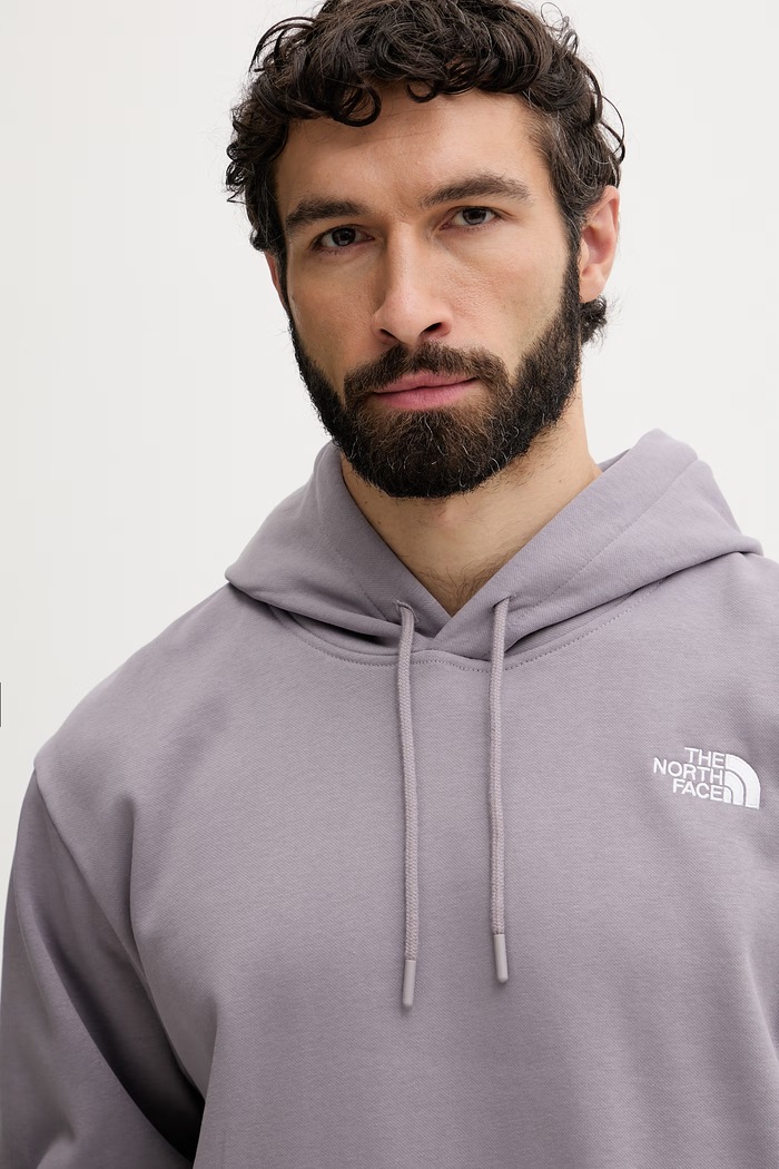 The North Face суичър мъжки от памук Essential виолетов NF0A89ESG7O1