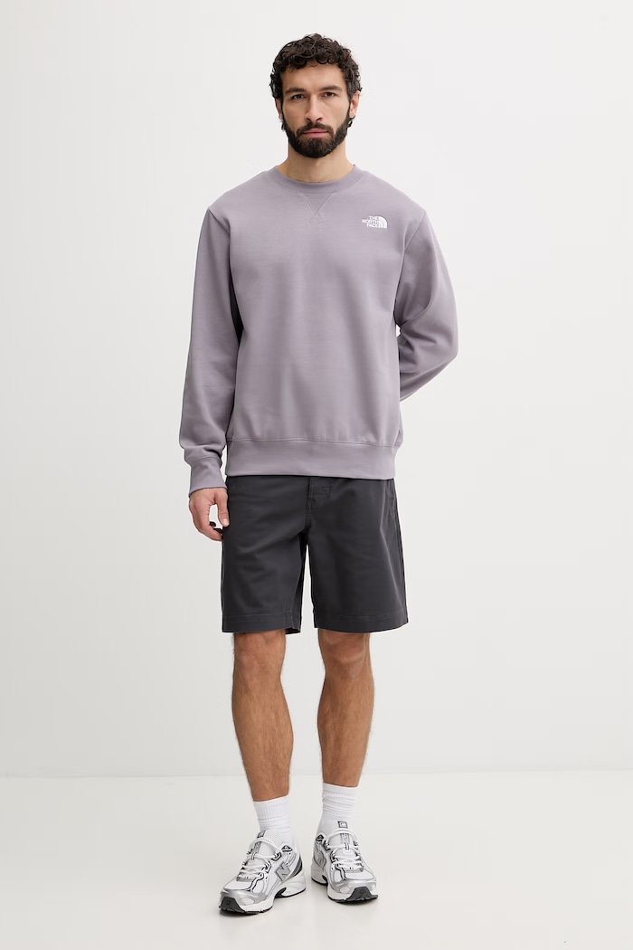 The North Face hanorac pentru bărbați, cu amestec de bumbac Essential NF0A89ETG7O1 violet SS26