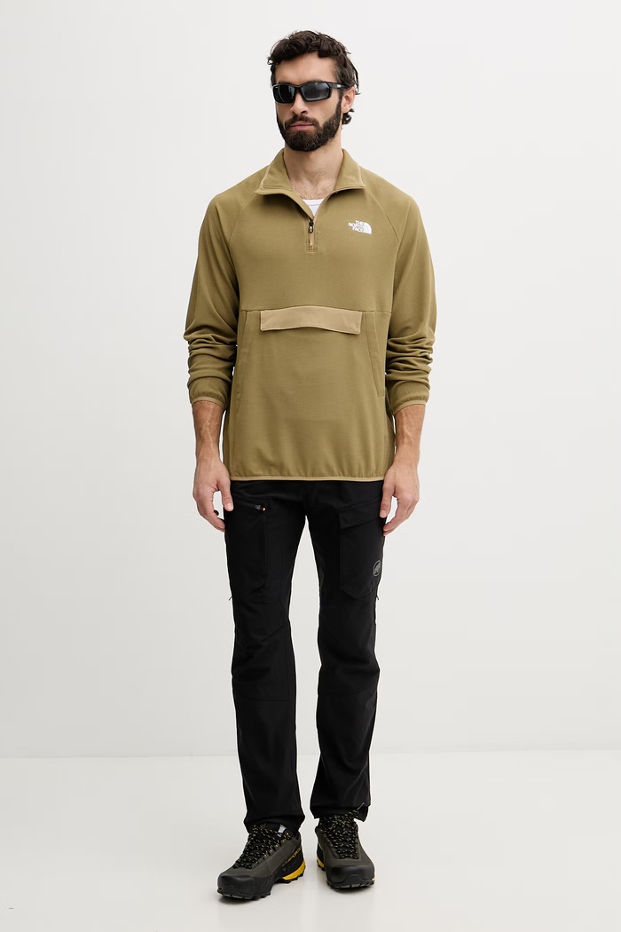The North Face bluză sport pentru bărbați ANORAK NF0A8CS32EL1 verde SS26