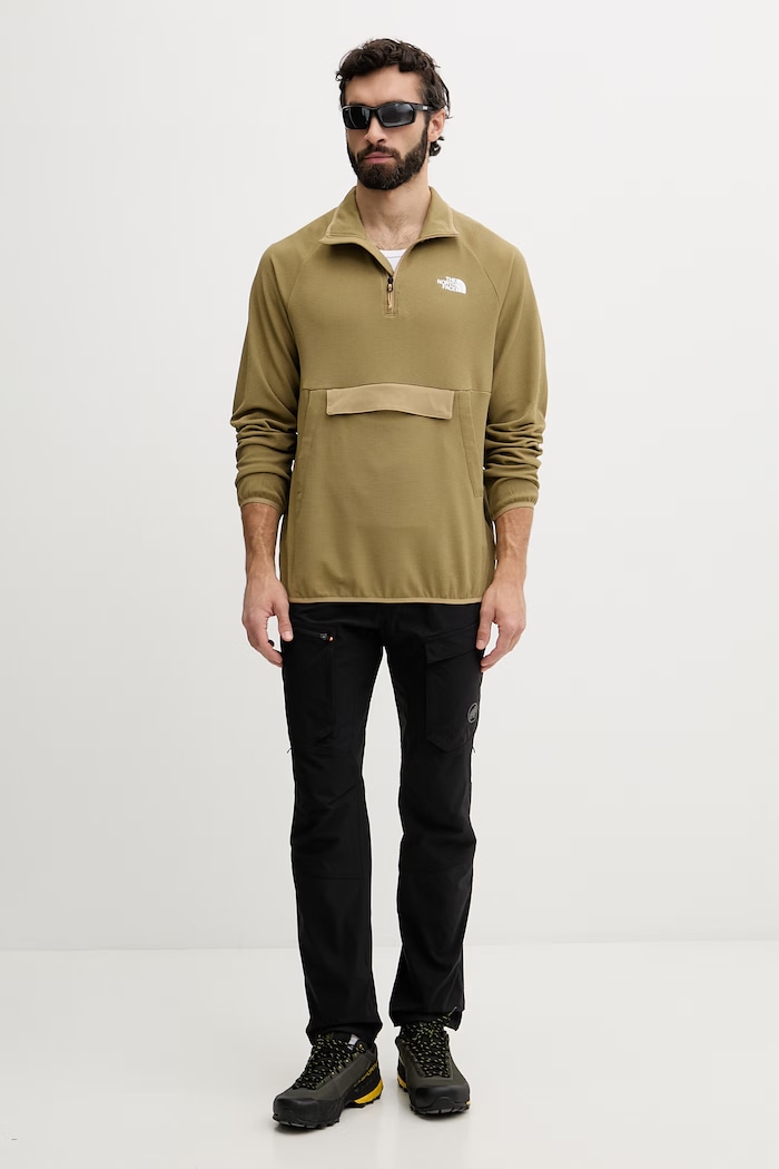 The North Face bluză sport pentru bărbați ANORAK NF0A8CS32EL1 verde SS26