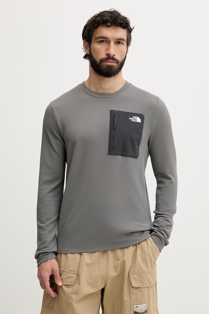 The North Face суичър мъжки KECHA сив NF0A8CS9SOU1