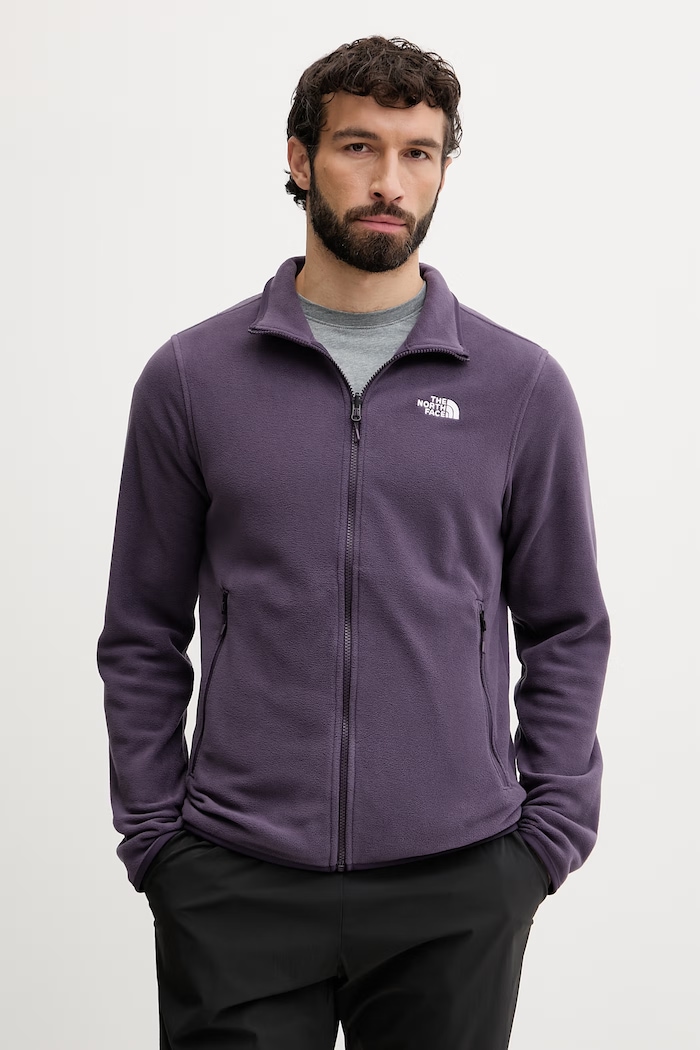 The North Face bluza sportowa męska polarowa fioletowy NF0A8D0RG5O1