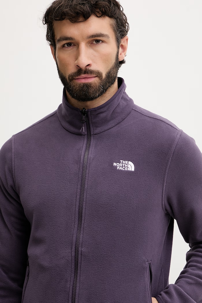 The North Face bluza sportowa męska polarowa fioletowy NF0A8D0RG5O1
