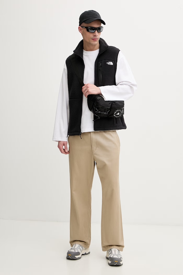 The North Face mikina bez rukávov pánska flísová YUMIORI NF0A8B65JK31 čierna SS26
