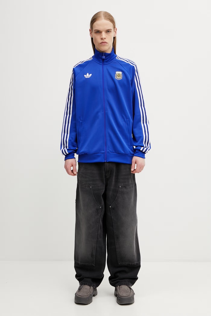adidas Originals zip-up sweatshirt Men's JZ6305 blue