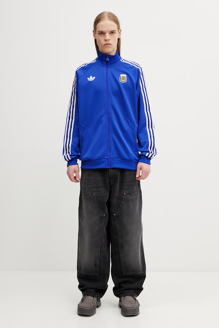 adidas Originals zip-up sweatshirt Men's JZ6305 blue