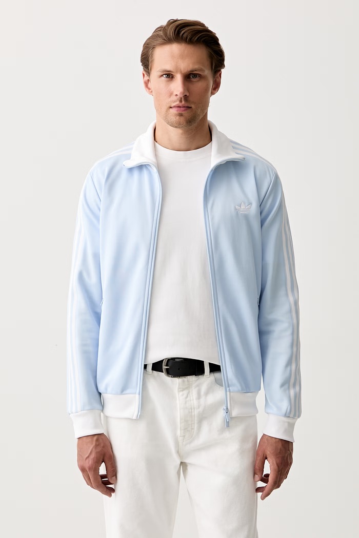 adidas Originals bluza rozpinana męska Beckenbauer niebieski KE1664