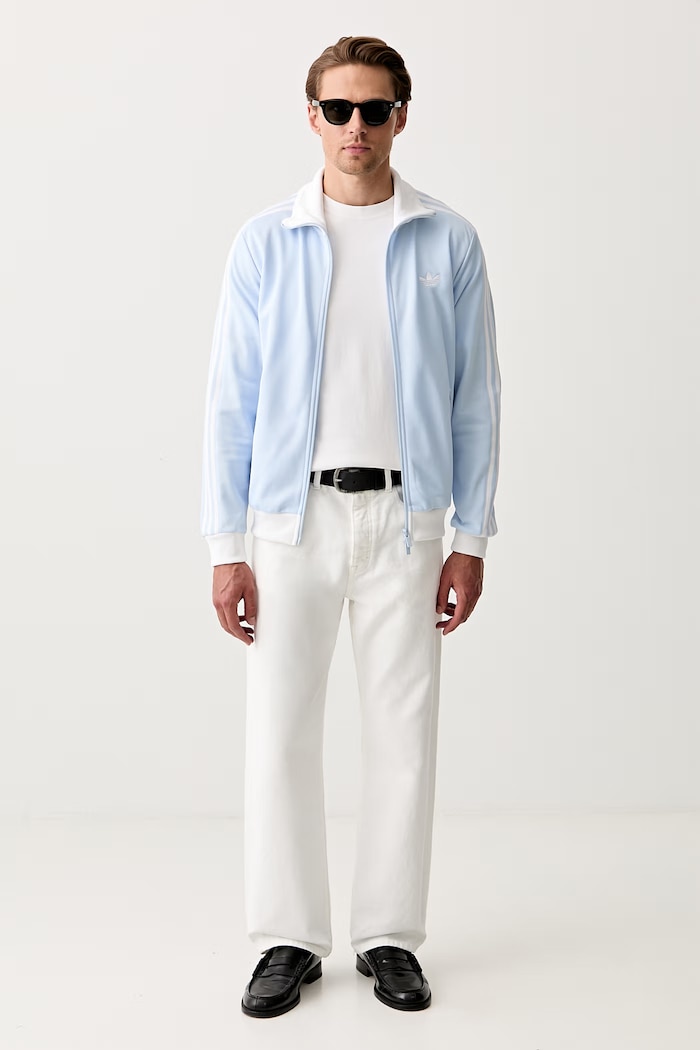 adidas Originals bluza rozpinana męska Beckenbauer KE1664 niebieski SS26