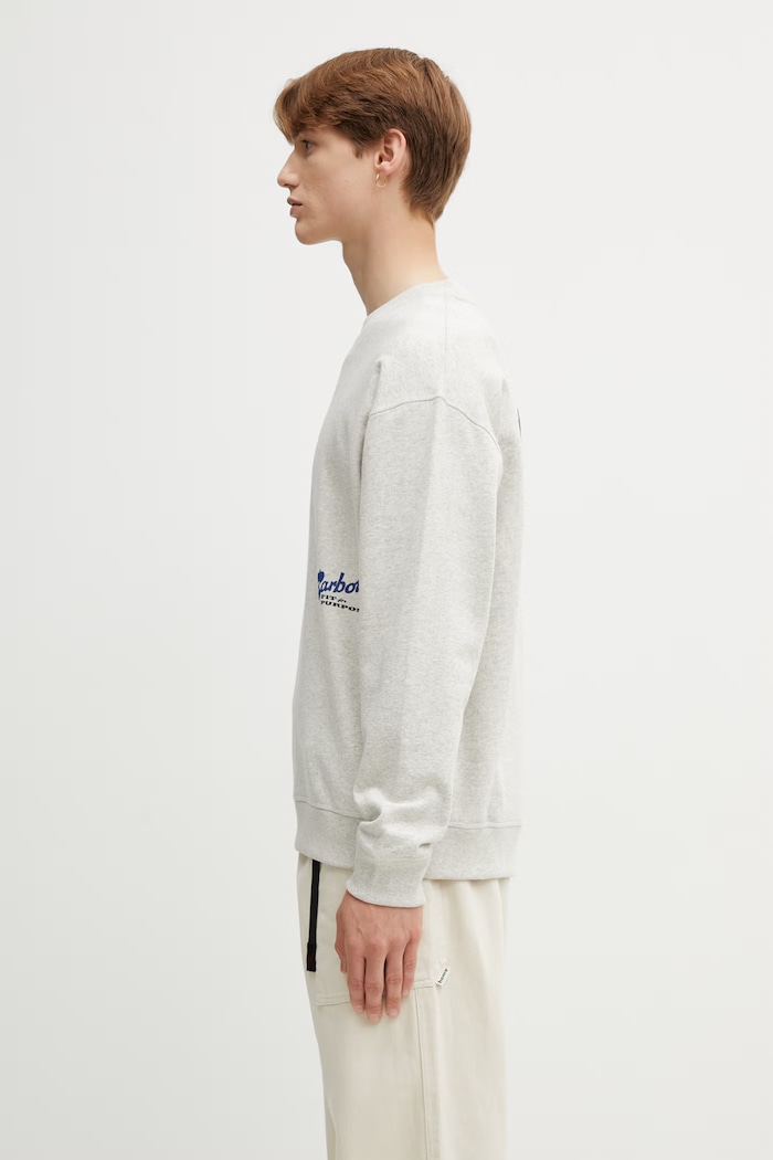 Barbour MOL0740BE54 mikina loungwear bavlnená dámska MOL0740BE54 béžová SS26